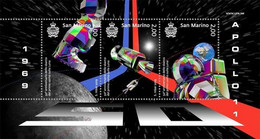 2019 - SAN MARINO - Ann Sbarco Sulla Luna 1Bf -  NH - ** - Unused Stamps