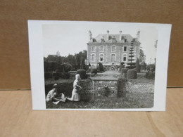 MEHOUDIN (61) Carte Photo Chateau De Monceaux Animation - Other & Unclassified