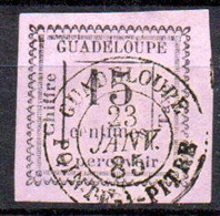 Guadeloupe : Yvert N° Taxe 8; Petit Clair - Portomarken