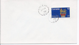 16521) Canada Cover Brief Lettre 1977 Closed BC British Columbia Post Office Postmark Cancel Endako - Covers & Documents