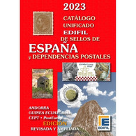 ESTLI-L4182PC-TLESPSCC.España Spain Espagne LIBRO CATALOGO DE SELLOS EDIFIL 2023. - Otros & Sin Clasificación