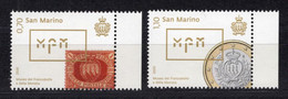 2020 - SAN MARINO - Museo Francobolli E Monete 2v -  NH - ** - Unused Stamps