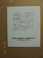 Brian Cassidy, Bookseller Catalog No.2 - Bibliographies, Indexes