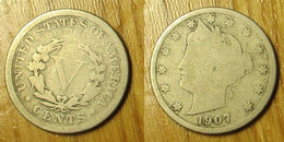 USA - 5 Cents 1907 - 1883-1913: Liberty