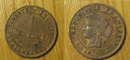 1 Centimes 1879 A - 1 Centime