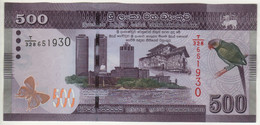 SRI LANKA  500 Rupees  New Dated 2020   P126...   (Central Bank, Butterfly & Bird  + Dancers At Back )  UNC - Sri Lanka