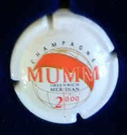 PLAQUE DE MUSELET DE CHAMPAGNE " MUMM CUVEE 2000 N°118 " - Mumm GH