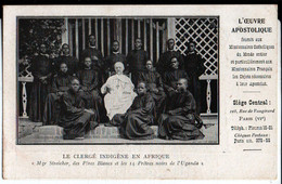 Le Clergé Indigène En Afrique. "Mgr Streicher Des Pères Blancs Et Les 14 Prêtres Noirs De L'Uganda" (Ouganda). - Oeganda