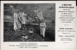 Afrique Orientale. Vicariat Apostolique D'Abyssinie (RR. PP. Lazaristes) "Petites Filles à La Fontaine. - Angola