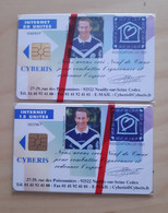 2 ANCIENNES CARTES A PUCE WEBCARTES CYBERIS DIFFERENTES NSB UPKE T.B.E !!! - Otros & Sin Clasificación