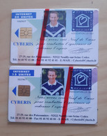 2 ANCIENNES CARTES A PUCE WEBCARTES CYBERIS DIFFERENTES NSB UPKE T.B.E !!! - Other & Unclassified