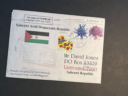 (3 Oø 13) Letter Posted From Sydney To Sahrawi Arab Republic (2020 During COVID-19) Returned To Sender 2023 (RTS) - Covers & Documents