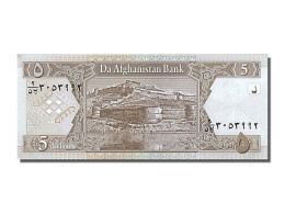 Billet, Afghanistan, 5 Afghanis, 2002, NEUF - Afghanistan