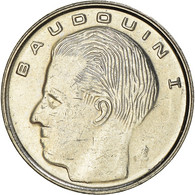 Monnaie, Belgique, Franc, 1989, Bruxelles, TTB, Nickel Plated Iron, KM:170 - 1 Franc