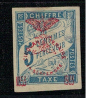 NOUVELLE CALEDONIE            N°  YVERT TAXE 8  NEUF AVEC CHARNIERES    ( CHARN  03/05 ) - Portomarken