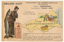 CPA - PYRÉNÉES ORIENTALES - Publicitaire ÉMULSION SCOTT - Département Des Pyrénées Orientales - Andere & Zonder Classificatie
