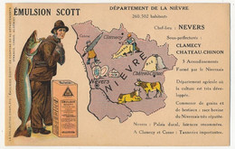 CPA - NIÊVRE - Publicitaire ÉMULSION SCOTT - Département De La Nièvre - Other & Unclassified