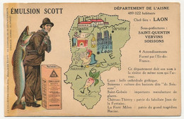 CPA - AISNE - Publicitaire ÉMULSION SCOTT - Département De L' Aisne - Other & Unclassified