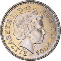 Monnaie, Grande-Bretagne, Elizabeth II, 10 Pence, 2004, SPL+, Cupro-nickel - 10 Pence & 10 New Pence