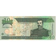 Billet, Dominican Republic, 10 Pesos Oro, 2002, KM:168b, SPL - Dominicana