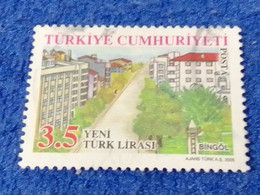 TÜRKEY--2000- 10  - 3.50TL      DAMGALI - Used Stamps