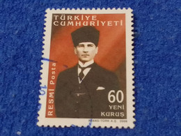 TÜRKEY--2000- 10  - 60YK    DAMGALI - Used Stamps