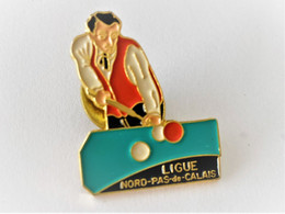 PINS BILLARD LIGUE NORD PAS DE CALAIS / 33NAT - Biljart