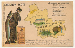 CPA - LOIR-et-CHER - Publicitaire ÉMULSION SCOTT - Département Du Loir-et-Cher - Other & Unclassified