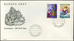 Islande - Island - Iceland FDC4 1981 Y&T N°518 à 519 - Michel N°565 à 566 - EUROPA - FDC