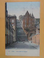 Liège Escaliers De Bueren (colorisée) - Luik