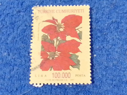 TÜRKEY--1990- 00  -   100 000L  DAMGALI - Used Stamps