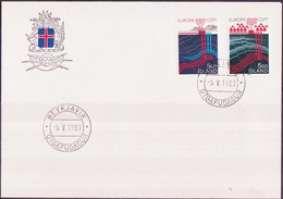 Islande - Island - Iceland FDC1 1983 Y&T N°551 à 552 - Michel N°598 à 599 - EUROPA - FDC