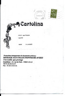 N°3756 Marianne Lamouche 0,64€ SEUL Sur Lettre 2005 - Obl Inversée LILLE CTC - Cartas & Documentos