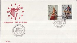 Islande - Island - Iceland FDC3 1985 Y&T N°585 à 586 - Michel N°632 à 633 - FDC