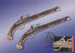 Delcampe - Portugal & Maximum Card, Military Museum, Pistols, King José I, Lisbon 2001 (6888) - Museen
