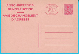 Changement D'adresse: N° 24, V, P 024. - Adressenänderungen