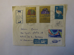 ISRAEL AIRMAIL COVER TO GERMANY 1970 - Used Stamps (without Tabs)