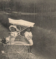 St Gérand Près Pontivy * Les Bords Du Canal * Landau Ancien Enfants Nounous Nourrices Pram Poussette Kinderwagen Bébé - Pontivy