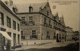 Hasselt // Caserne Colonel Dussart Et Rue De Maestricht 1922 Uitg. Hermans 51 - Hasselt