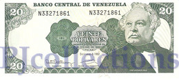 VENEZUELA 20 BOLIVARES 1992 PICK 63d UNC - Venezuela