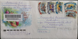 2009..RUSSIA..  COVER WITH  STAMPS...PAST MAIL..REGISTERED - Covers & Documents