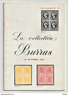 BURRUS IV WILLY BALASSE, Collection LUXEMBOURG, 26 Octobre 1963, Bruxelles, 28 Pages. Merveilleuse Collection Des - Catalogues For Auction Houses