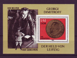 DDR Block 68 100. Geburtstag Von Greorgi M. Dimitrow 1 M Postfrisch - Andere & Zonder Classificatie