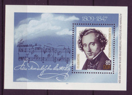 DDR Block 76 175. Geburtstag Von Felix Mendelssohn 85 Pf Postfrisch - Otros & Sin Clasificación