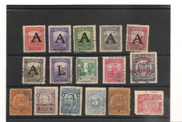 COLOMBIE ANNÉES 1895/1952 LOT DE PETITS TIMBRES   OBLITÉRÉS - Colombia