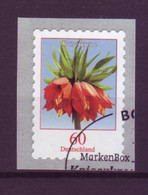 Bund 3046 SELBSTKLEBEND Folienblatt Blumen Kaiserkrone 60 Cent Gestempelt - Other & Unclassified