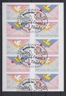 Bund 2827/2828 SELBSTKLEBEND Folienblatt 12 A Post Grußmarken 55 C ESST Bonn - Other & Unclassified