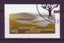 Bund 2863 SELBSTKLEBEND Folienblatt Nationalpark - Edersee 145 Cent Gestempelt - Sonstige & Ohne Zuordnung