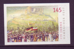 Bund 2605 SELBSTKLEBEND Aus MH 68 175 Jahre Hambacher Fest 145 Cent Postfrisch - Other & Unclassified