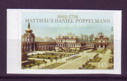 Bund 2915 SELBSTKLEBEND MH Matthäus Daniel Pöppelmann 145 Cent Postfrisch - Autres & Non Classés